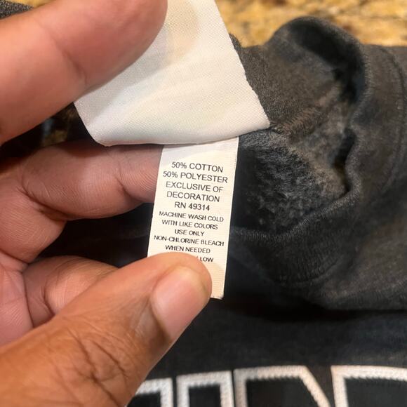 Champion Providence Collage Men Large Dark Gray Sweatshirt Sweater Long Sleeve - Picture 3 of 6